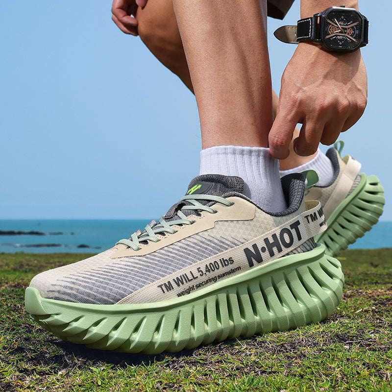 Men’s Lightweight Running Sneakers – Breathable High-Rebound Athletic Trainers for Teens & Adults | A525