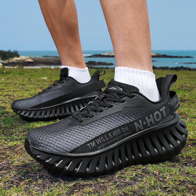 Men’s Lightweight Running Sneakers – Breathable High-Rebound Athletic Trainers for Teens & Adults | A525