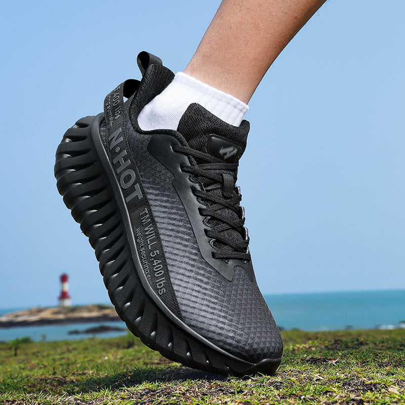 Men’s Lightweight Running Sneakers – Breathable High-Rebound Athletic Trainers for Teens & Adults | A525