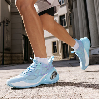 Men’s High-Performance Basketball Shoes – Seamless Knit Court Sneakers | A500