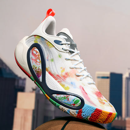 Men’s High-Grip Basketball Sneakers – Youth Street Sport Shoes with Durable Rubber Sole | 8506
