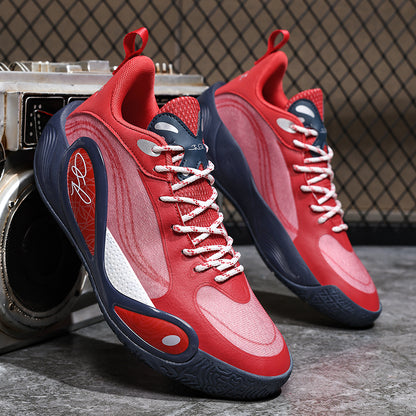 Men’s High-Grip Basketball Sneakers – Youth Street Sport Shoes with Durable Rubber Sole | 8506