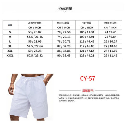 Men’s Loose Fit Beach Shorts – Lightweight Summer Comfort | YHCY-57