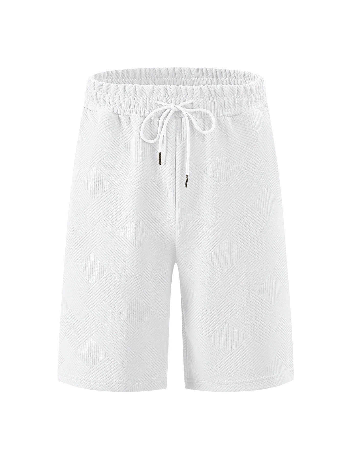Men's Heavyweight Jacquard Streetwear Shorts - Summer Hip-Hop Casual Collection | YLG-12