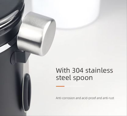 Stainless Steel Coffee Canister – Airtight Storage with CO₂ Valve & Date Tracker (1.5L / 1.8L) | NB-MFG