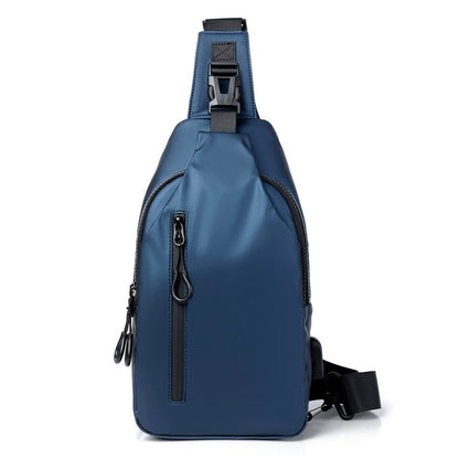 OMASKA Men’s Crossbody Sling – Lightweight Oxford Chest Bag | 0126