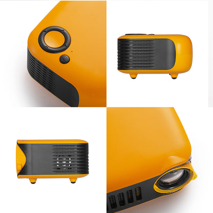 TRANSJEE Mini Projector – Portable Smart LED Home Cinema, Pocket-Sized Mobile Screen, LED Projector for Movies & Gaming | A2000