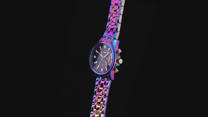 Orologi da uomo in acciaio inossidabile Orologio cronografo Orologio da polso al quarzo luminoso di lusso | MF0352G 