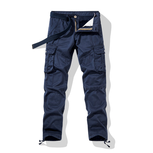 Navy Men's Tactical Cargo Pants Outdoor Sport Military Ripstop Pants | 1207
