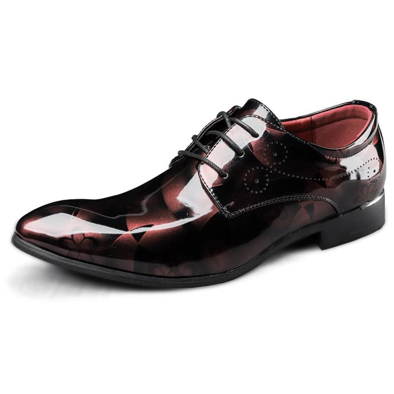 Men’s Floral Print Oxford Brogues Shoes Party & Wedding Boots  | 9811