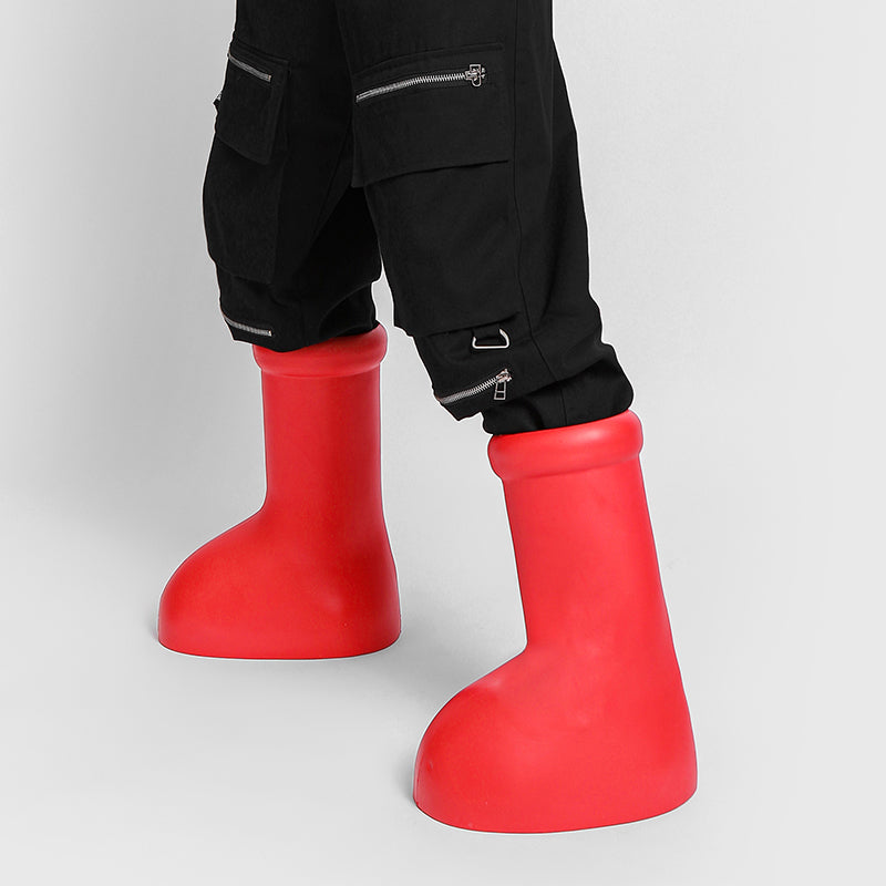 Unisex Designer Mschf Rep Rubber Big Red Boots | ZL159