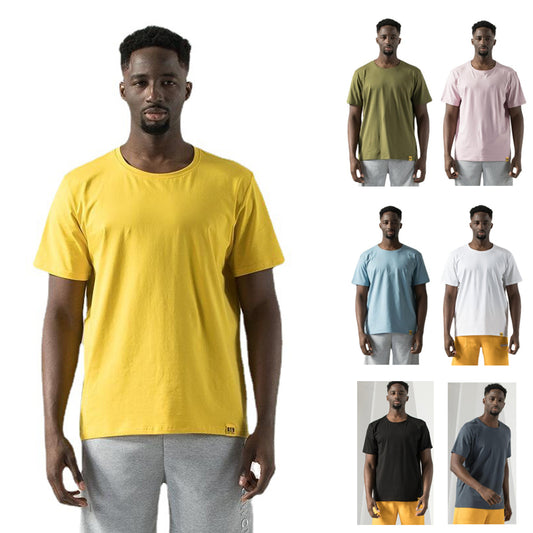 Men's Short Sleeve Summer Athletic Pullover Casual Performance Casual T-Shirt | 86033