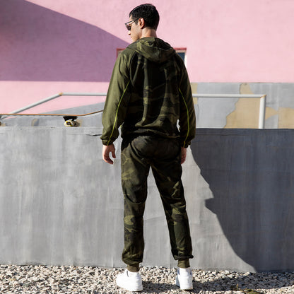 Men's Army Camouflage Hood & Trouser Set Smart Fit | TZ57