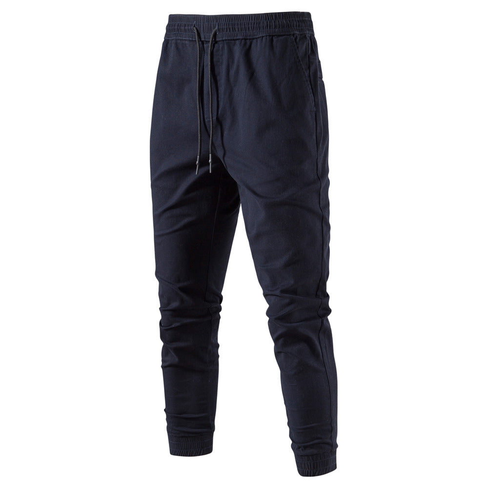 Men's Causal Solid Color Cargo Pants Streetwear Trousers | PT075