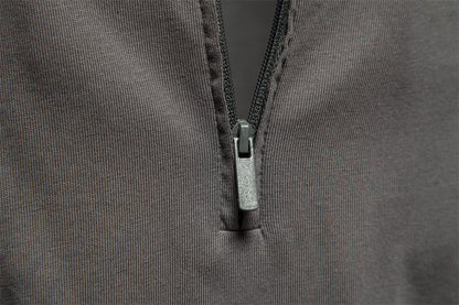 Men's Polo Zipper Long Sleeve Outdoor Shirts | PL212