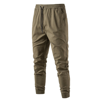 Men's Causal Solid Color Cargo Pants Streetwear Trousers | PT075