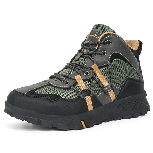 Men's Camping Outdoor Walking Hiking Trail Shoes Army Green | 762