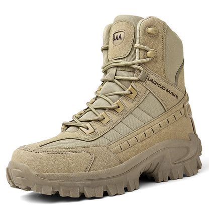 Military Tactical Special Force Boots Leather Army Outdoor Men Shoes | B21