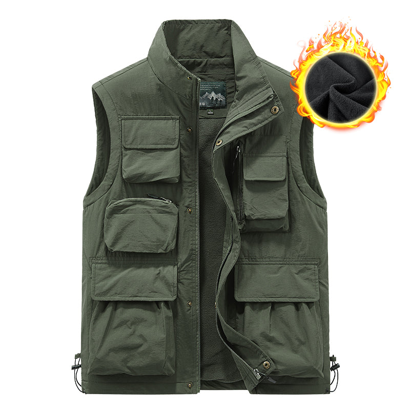 Veste sans manches multi-poches pour homme | 8066A