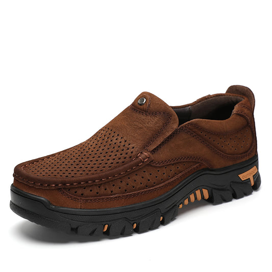 Men’s Geniune Leather Hiking Shoes | 32378
