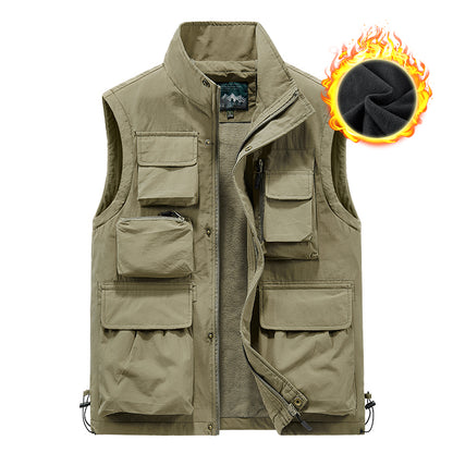 Veste sans manches multi-poches pour homme | 8066A