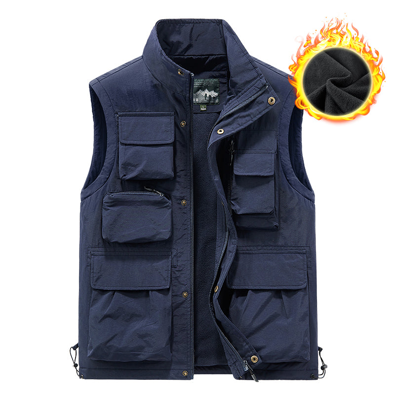 Veste sans manches multi-poches pour homme | 8066A