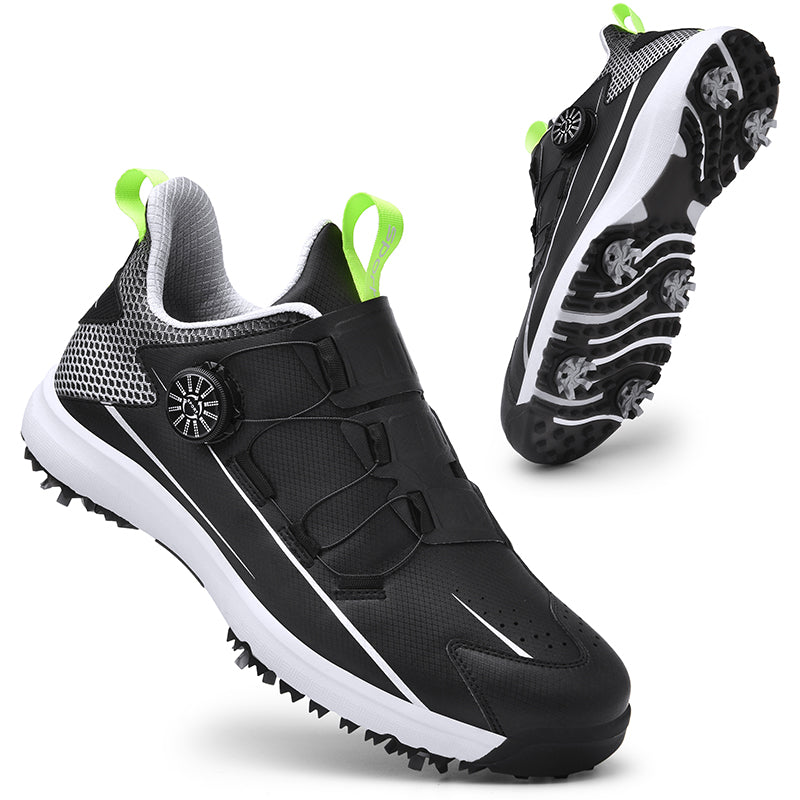 Premium Quality BOA Golf Shoes Waterproof Spiked Golf Trainers  | 666A