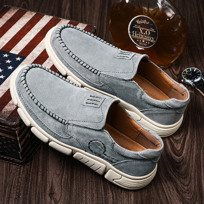 Men's Leather Loafer Casual Outdoor Shoes | 20216