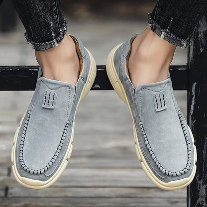 Men's Leather Loafer Casual Outdoor Shoes | 20216