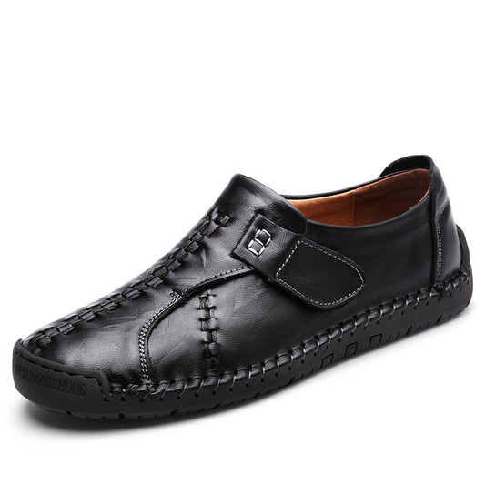 Men's Flat Casual Leather Driving Loafers -7808