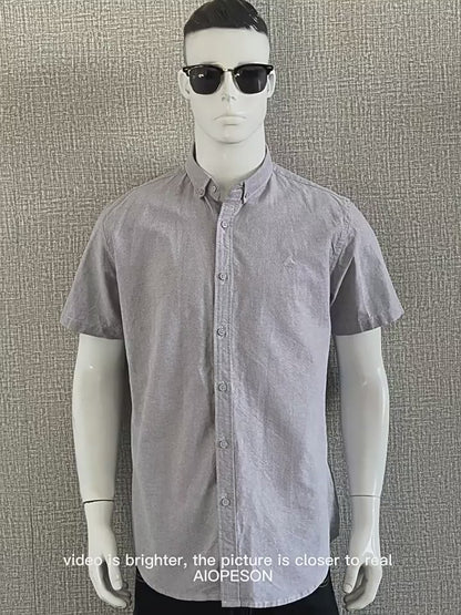 Men's Short Sleeve Slim Fit Business Shirt Basic Designed Breathable | SH711