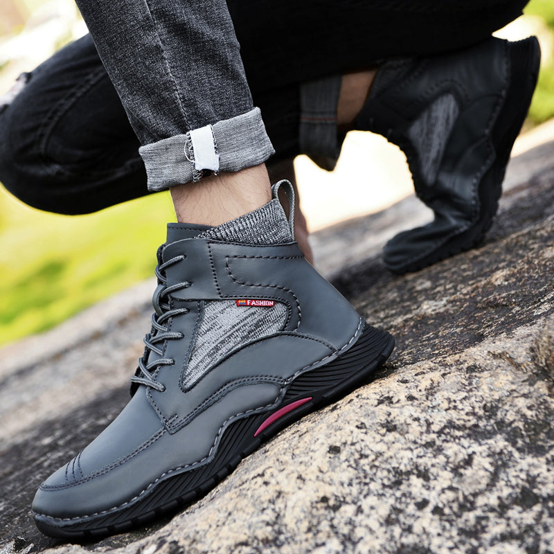 Bottines pour hommes cousues à la main - 9659