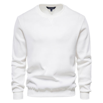 Men's Casual Slim Fit Basic Knitted Thermal Crew-Neck Pullover Sweater-98505