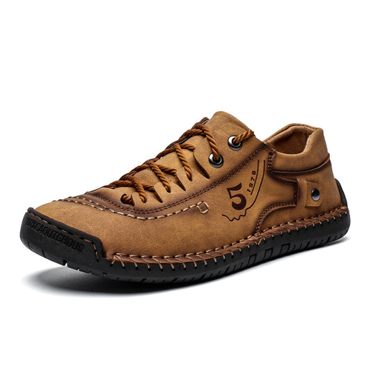Men's Driving Leather Walking Handmade Shoes | 9931