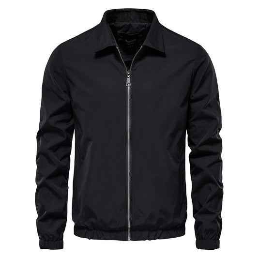 Men's Jacket Full Zipper Bomber Active Outwear Spring Fall -AXJK13