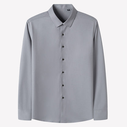Premium Men's Dress Shirt Regular Fit Flex Collar Cotton Solid Shirts |  C2070