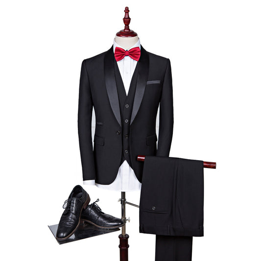 Men’s 3 Piece Tuxedo Suits For All Seasons-987