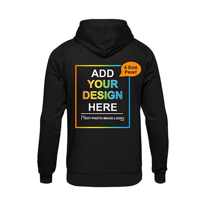 Custom Hoodies Design Your Own Personalized Photo Text 5 Sides Print -10900