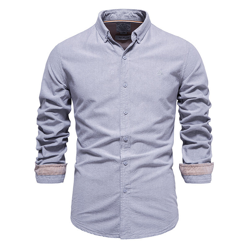 Men's Long Sleeve Shirt Fashion Floral Slim Lapel Shirt | SH696