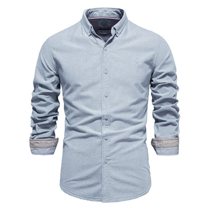 Men's Long Sleeve Shirt Fashion Floral Slim Lapel Shirt | SH696