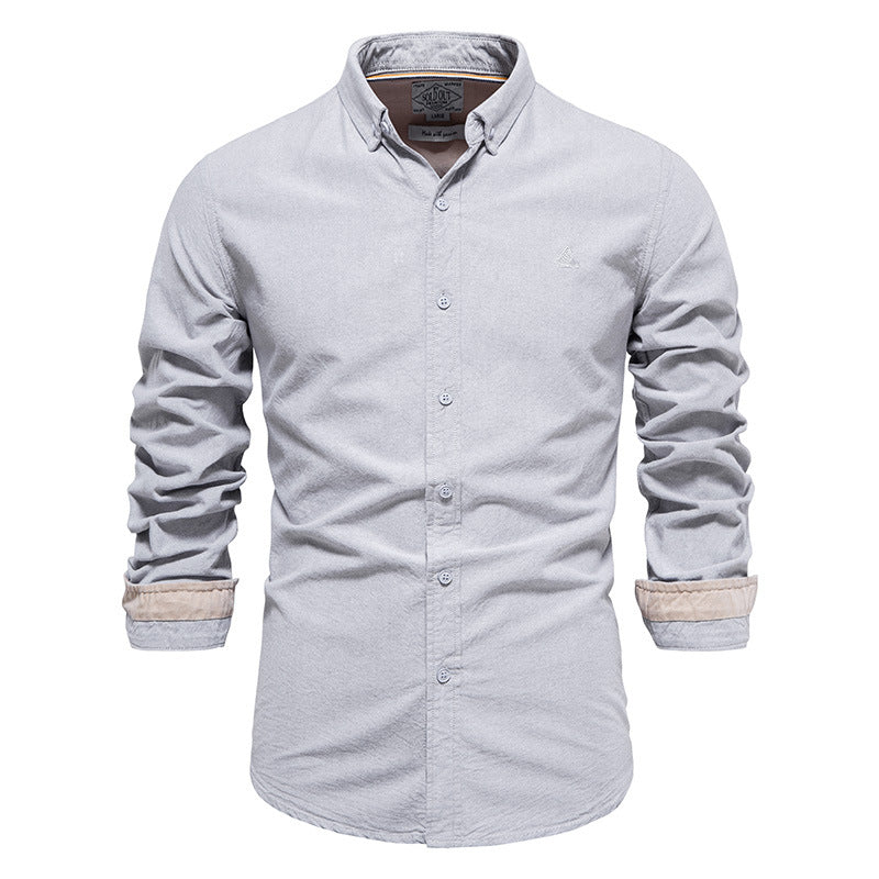 Men's Long Sleeve Shirt Fashion Floral Slim Lapel Shirt | SH696