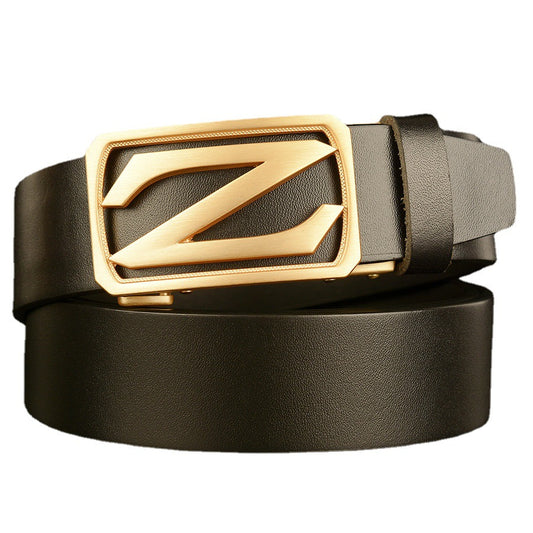 Premium Men's Ratchet Belt Top Grain Genuine Leather Adjustable belts for men 1 3/8" | GDTC014