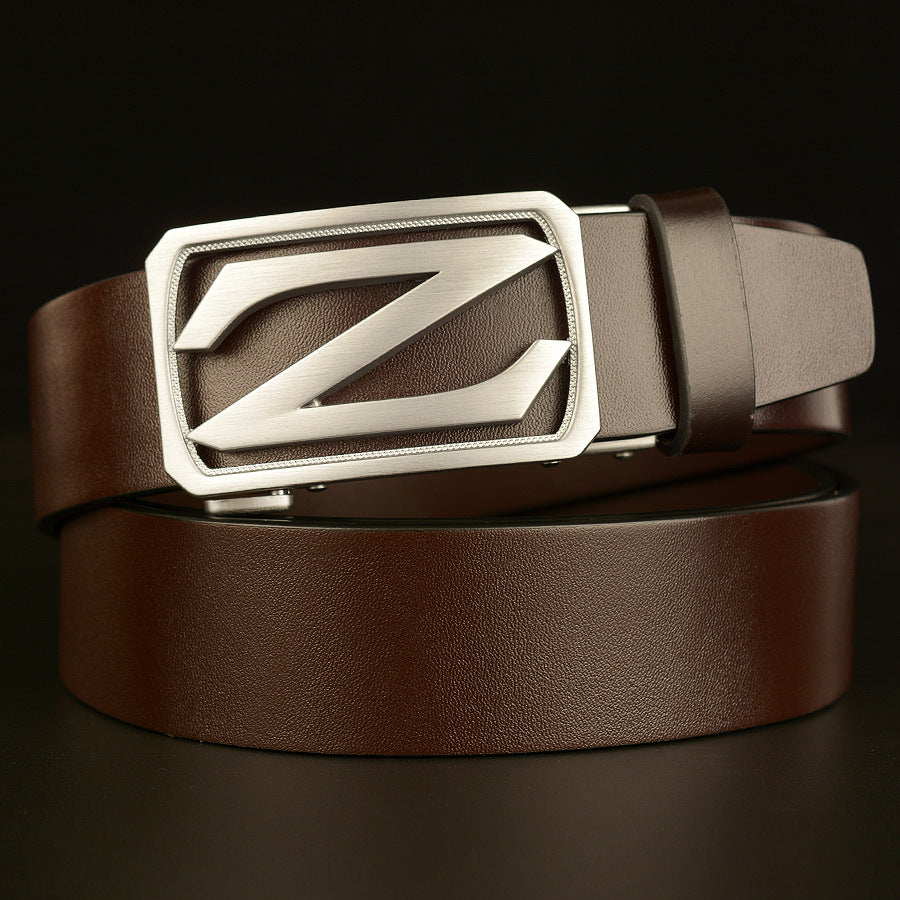 Premium Men's Ratchet Belt Top Grain Genuine Leather Adjustable belts for men 1 3/8" | GDTC014