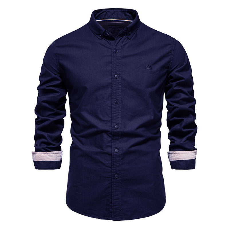 Men's Long Sleeve Shirt Fashion Floral Slim Lapel Shirt | SH696