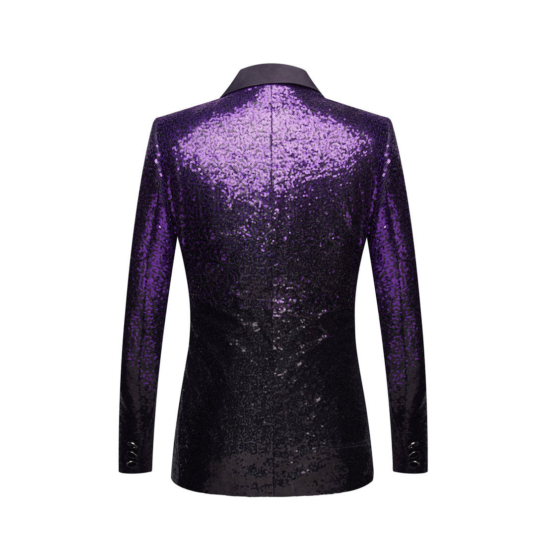 Men Fashion Gradual Change Color Sequins Suit Jacket| A102