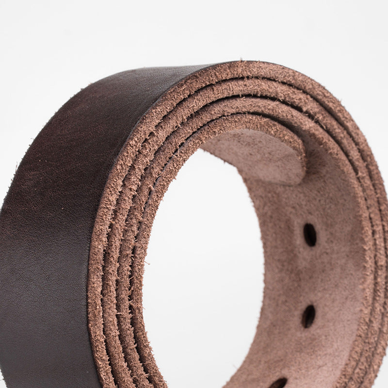 Retro Washing Leather Belt for Men | Mens Belt Casual 1 1/2" with Full Grain Leather | N8117