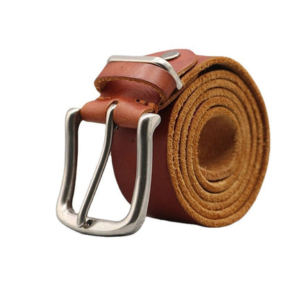 Genuine Men's Leather Belt, 1 1/2" with Full Grain Leather | N8080