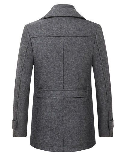 Men's Premium Wool Luxury Coat Winter Fall Trench Jacket | XZ1933